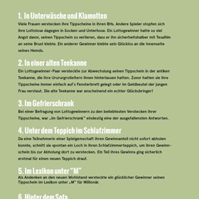 dereuropajackpot: Wo würdest du dein Tippschein verstecken